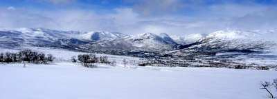 View from the Galten track